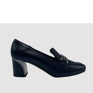 NEW AGA women's mila leather pumps in black